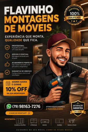 Montador de móveis e Instalação de câmeras