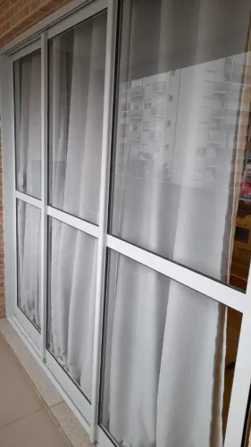 Porta de vidro 3 folhas branca | 2,33 largura X 2,15 altura | Aceito propostas!!