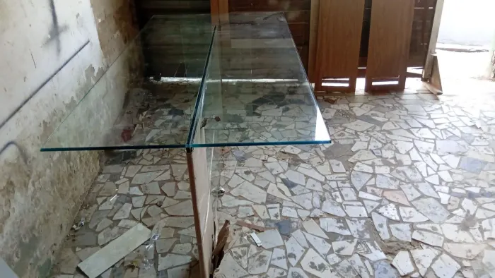 Mesa de vidro temperado