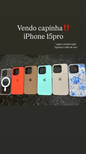 Capinha IPhone 15 Pro