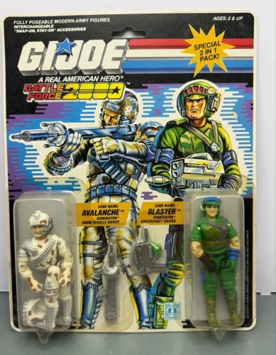 Gi Joe Avalanche and Blaster Battle Force 2000 - 1987 - comandos em ação