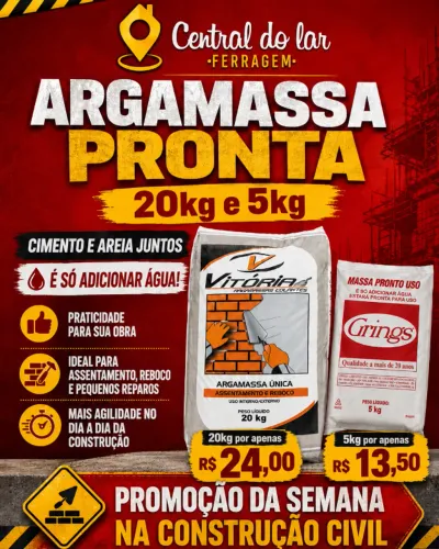 Argamassa pronta