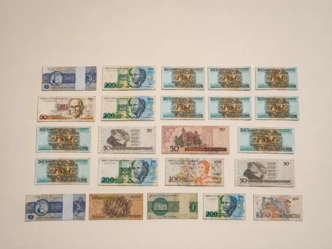 Lote de Cédulas Antigas Brasileiras - Para Colecionadores / Numismática