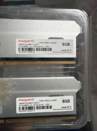 Memoria ram 16gb asgard 3600