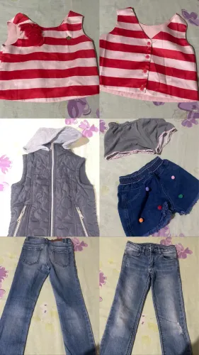 Lote de roupas menina tamanho 6 (18 peças )