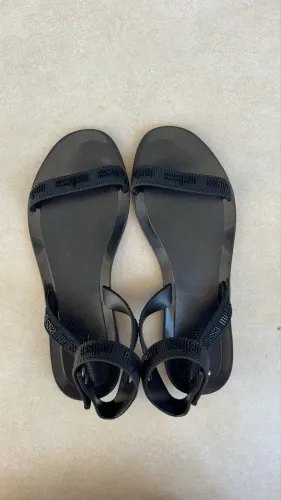 Sandália rasteira Melissa M-Lover Sandal Preta