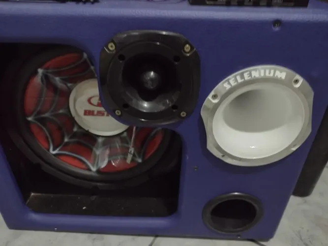 para vender logo subwoofe de 12 hbuster combat caixa trio menos tweeter e corneta