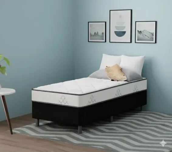 Promoção cama acoplada de solteiro nova