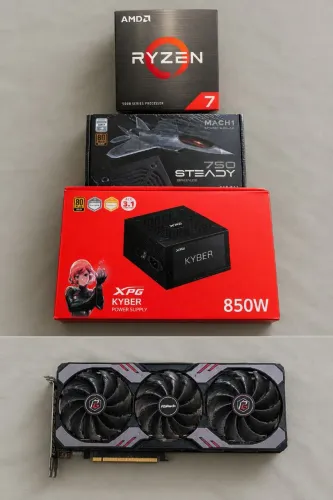 AMD RX 6900 XT + RYZEN 7 5700X + 2 FONTES (TUDO NOVO E COM NF)