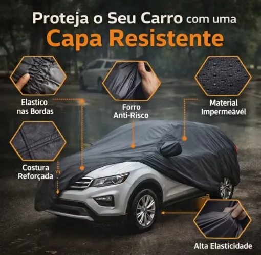 Capa automotiva resistente -Tamanho G