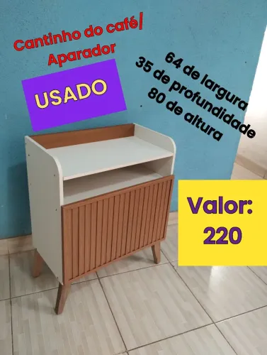 Aparador / cantinho do café USADO - pequeno