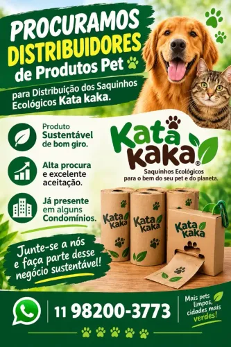 Sacos Ecológicos Kata Kaka Pet Shop e Condomínio 