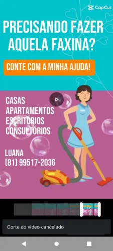 Faço faxina 