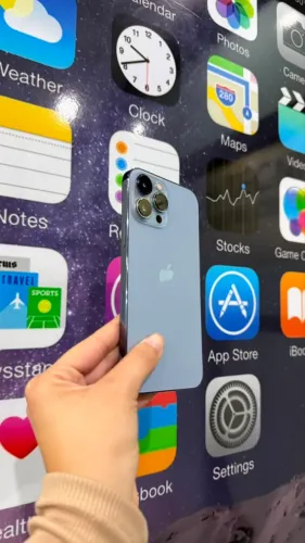 iPhone 13 PRO MAX - azul 256GB usado/ seminovo