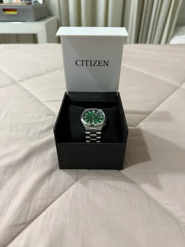 Relógio Citizen Tsuyosa Green dial Automático