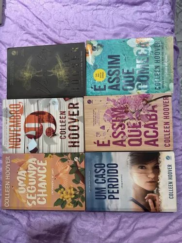 Kit 6 Livros de romances - Sucessos da Colleen hoover