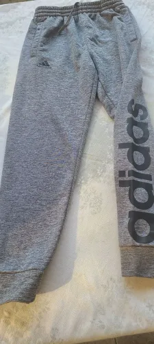 CALÇA INFANTIL  ADIDAS CINZA