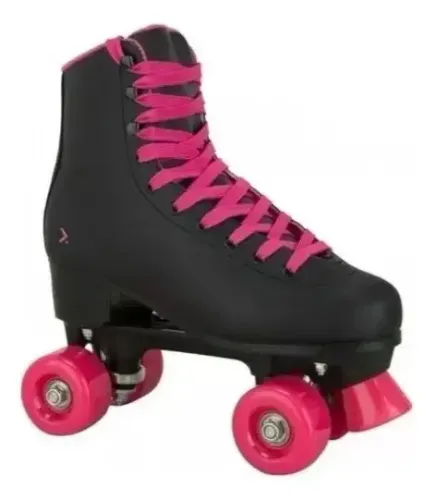 Patins OXER rosa e preto 