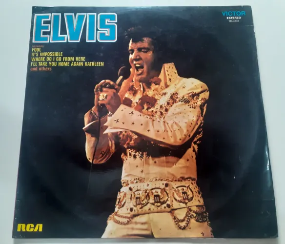 Disco de vinil (LP) Elvis Presley - Elvis Fool. 1973. RCA.