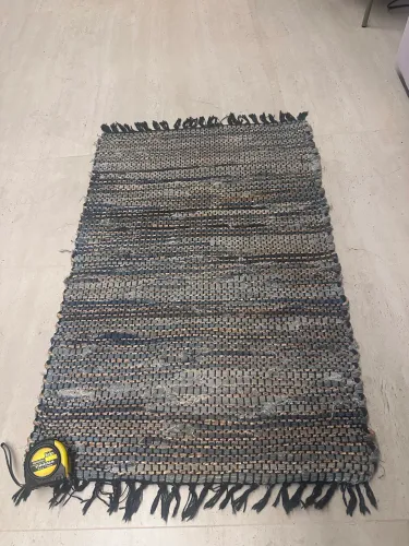 Tapete jeans e juta 