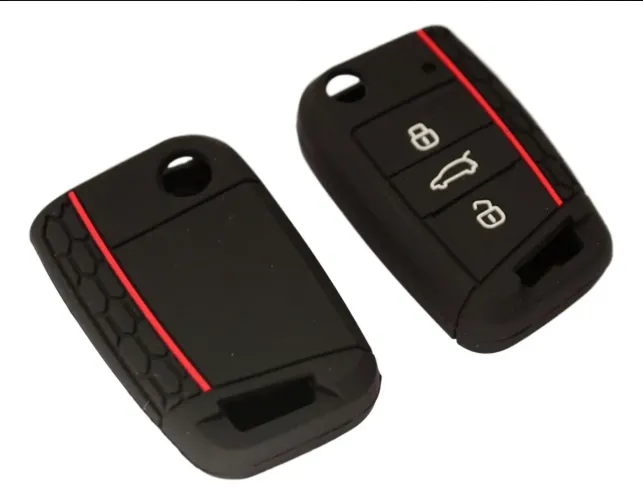 Capa De Silicone Para Chave Canivete Volkswagen.  