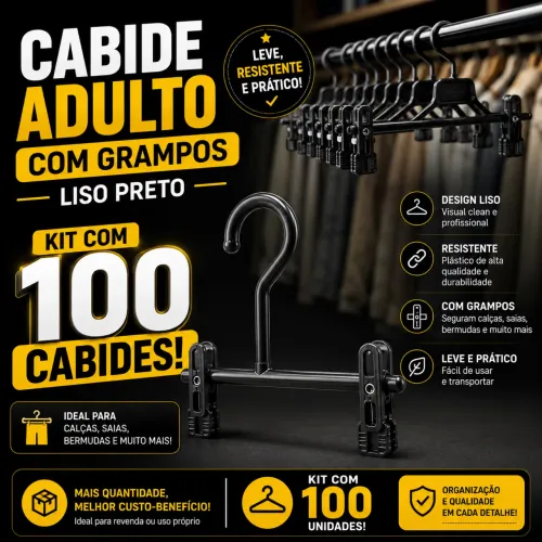 CABIDE ADULTO COM GRAMPO 