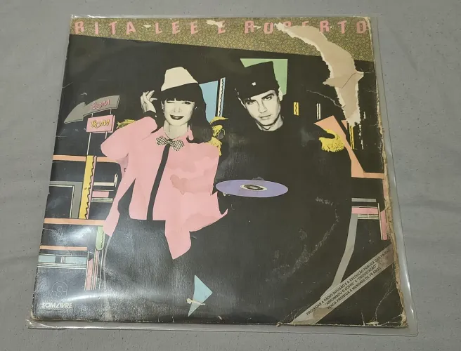 LP Vinil Rita Lee e Roberto de Carvalho BomBom raridade 
