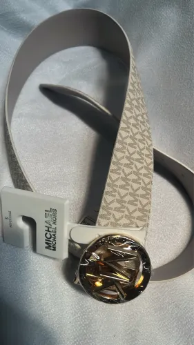 Cinto dupla face em couro TAM S da Michael Kors
