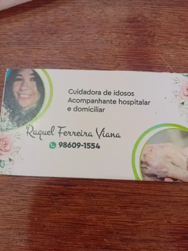Sou cuidadora de idosos