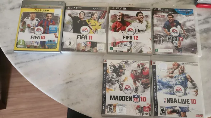 Lote jogos de esporte ps3