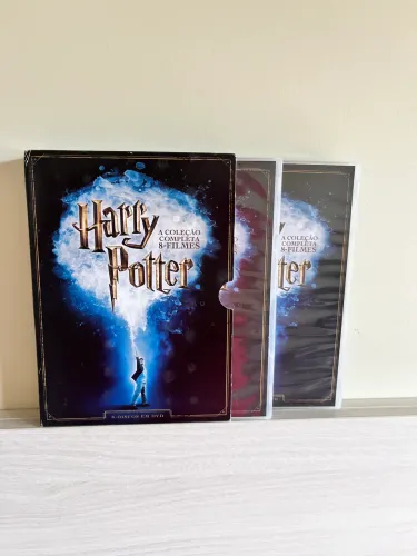 Box DVD completo filmes Harry Potter