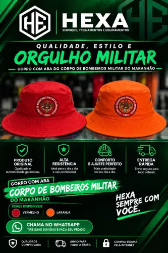 GORRO MILITAR COM ABA
