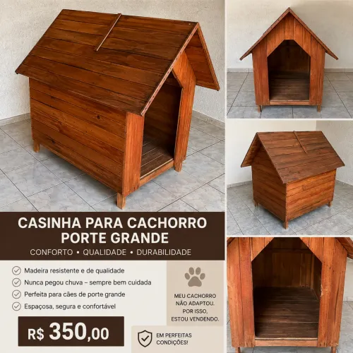 Casinha de cachorro porte grande