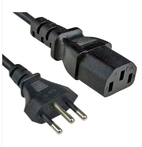 Cabo de força Padrão Novo para Pc, Notbook etc