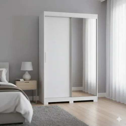 Guarda roupas 2 portas (1 de vidro) Aceito proposta