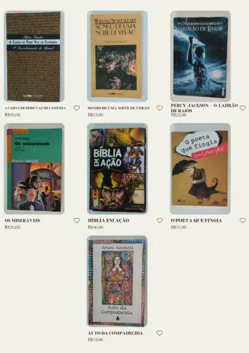 LIVROS VARIADOS. LEIA LEGENDA