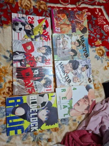 Lote mangá de esportes