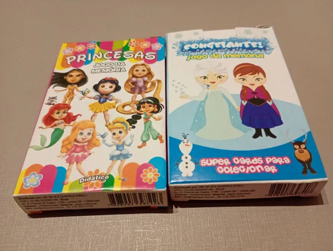 Kit memória princesa e congelante