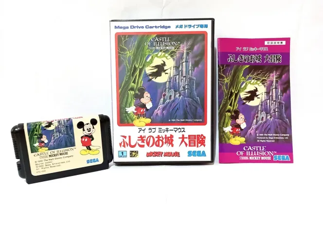 Mickey Castle of Ilusion Mega Drive original Impecável