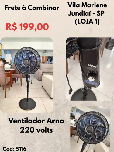 Ventilador Arno 220 volts