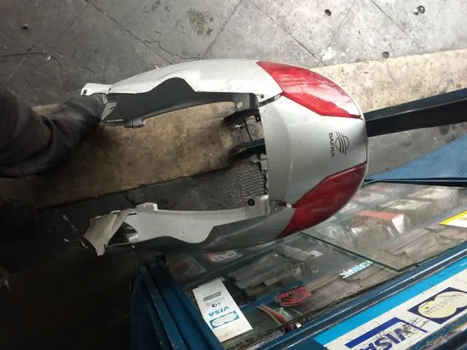 Carenagem traseira da Dafra laser 150