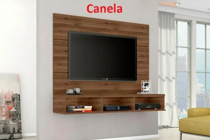 Painel Uniti grande rústico 180cm p/ TV até 65'' = Frete grátis!