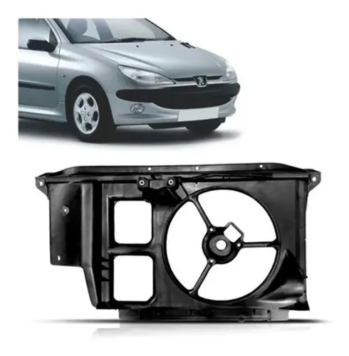 Painel frontal peugeot 206 1999 a 2011 sem ar