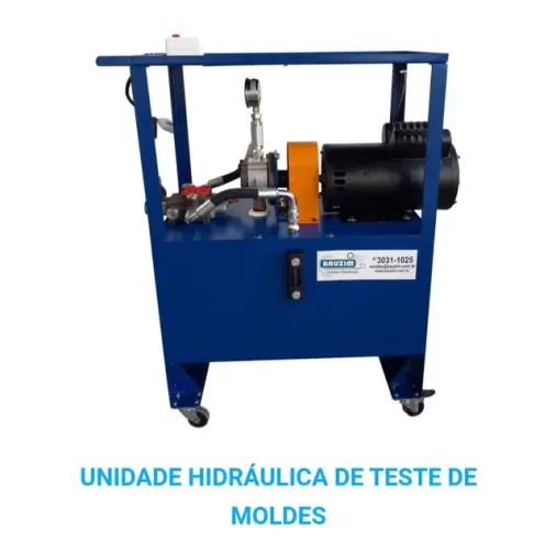 UNIDADE HIDRAILICA DE TESTE DE MOLDES-MOVEL (ÓLEO)