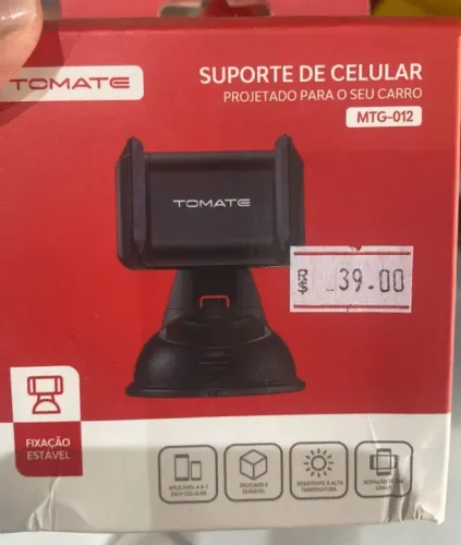 Suporte Para Celular Veicular Painel e Vidro Ventosa mtg 012 Loja Coimbra Computadores Ent