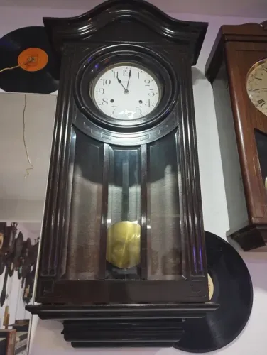 Relógio antigo americano capelão com mais de um metro de altura