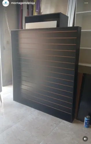Painel canaletado 120x180cm com acabamento