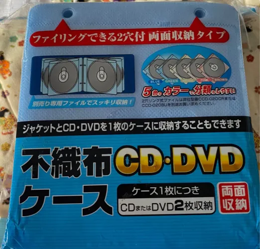 Capa protetora Dupla para CD/DVD/BLU-RAY