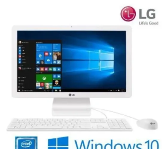 Computador All In One LG 24v360 Quad Core 8gb - 240gb SSD - Ótimo Estado