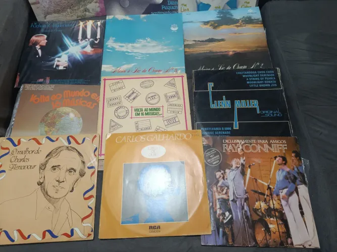 Lote 13 discos de vinil LP